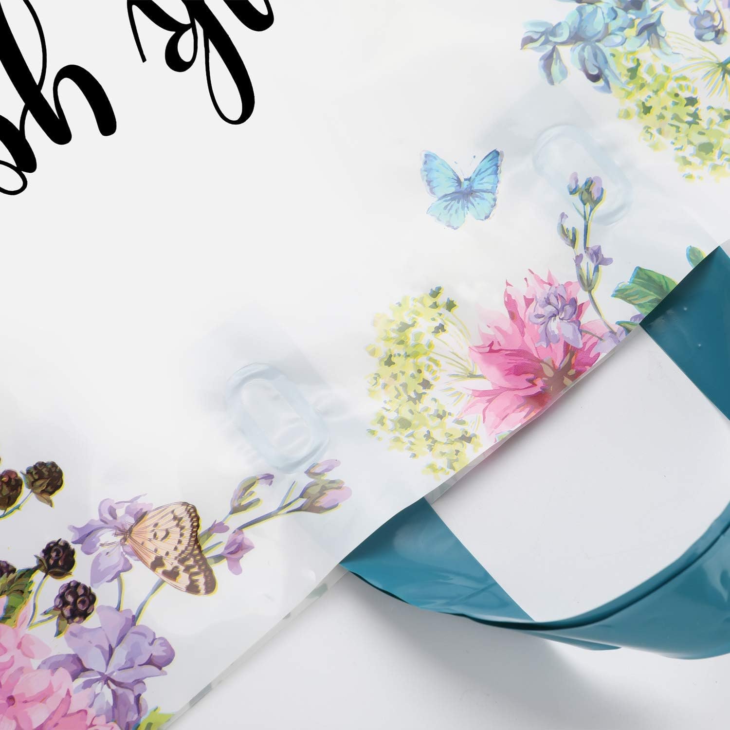 CTCX Custom Printed Logo Thank You LDPE/HDPE Handle Plastic Bag Die Cut Bag Shopping Bag Clothing/Shoes Packaging