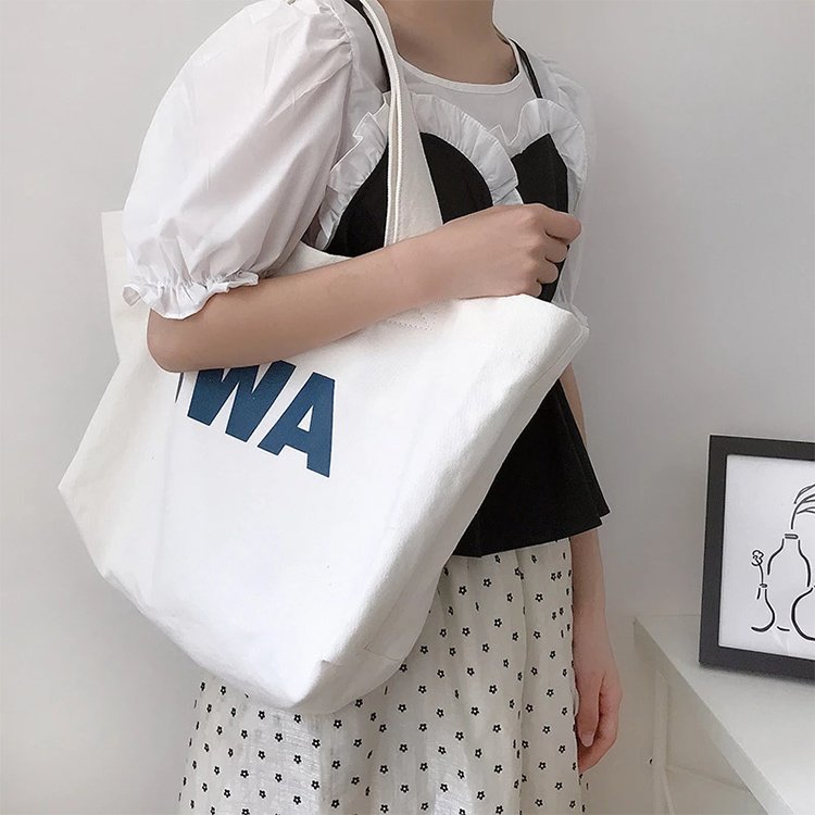 Custom Printed Shopping Canvas Tote Bags Accept Customized Logo Customized Color Grocery Organic Cotton Bag