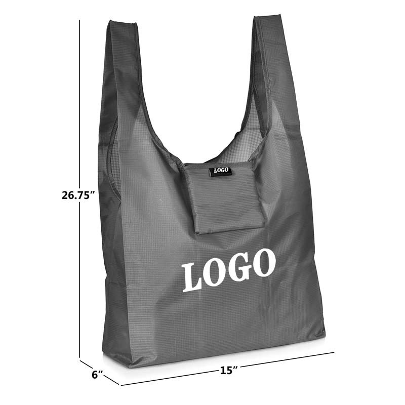 factory supply reasonable price reusable shopping bag ripstop nylon shopping bag