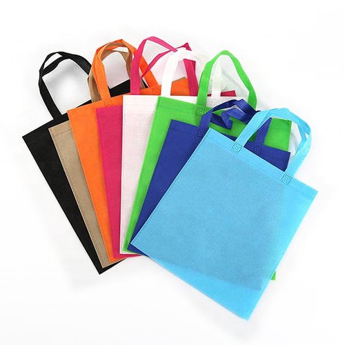 Custom Non Woven Reusable Shopping Bag Handle Bag Vertical Bag Nonwoven Tote