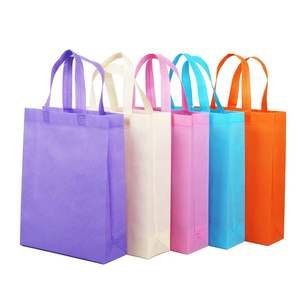 Custom Non Woven Reusable Shopping Bag Handle Bag Vertical Bag Nonwoven Tote