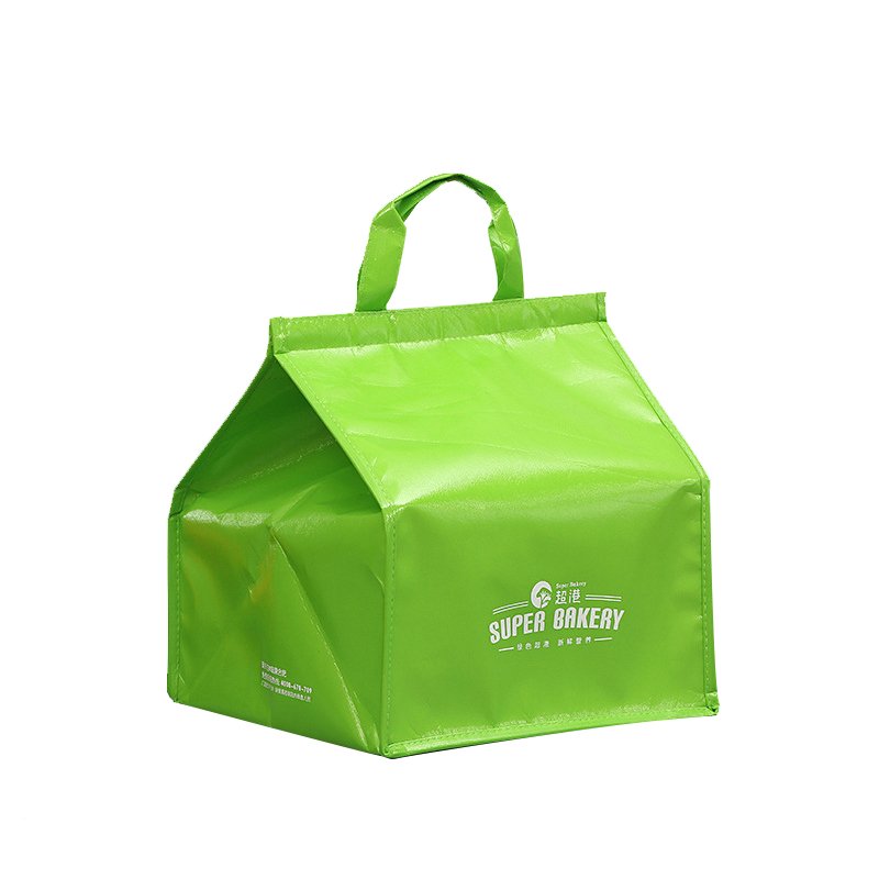 Wholesale Fashionable Durable Pouch Tote Promotional Thermal Cake Food Insulated PP Non Woven Cooler Bag