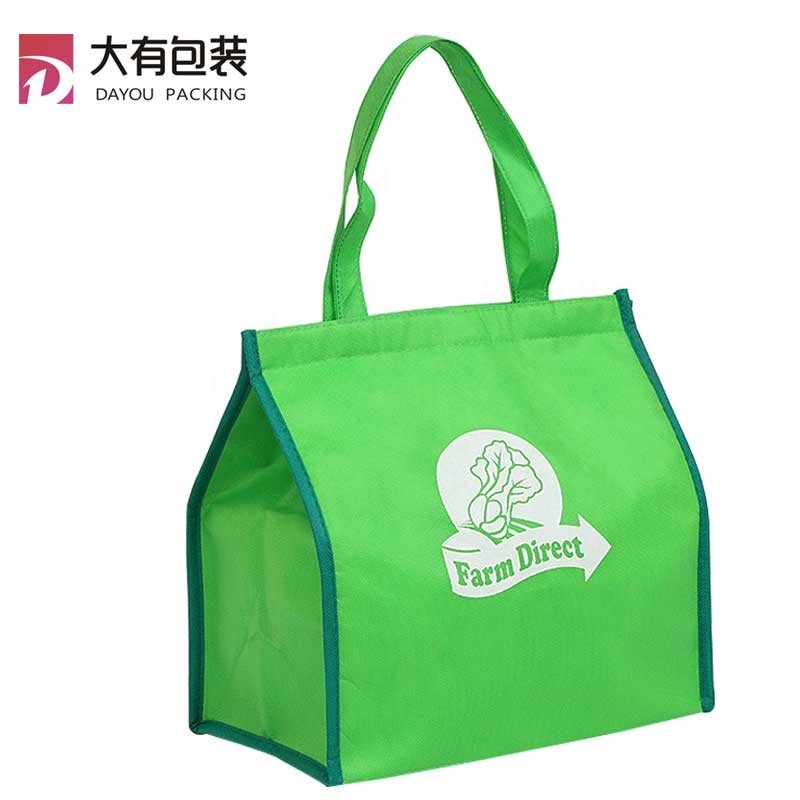 Wholesale Fashionable Durable Pouch Tote Promotional Thermal Cake Food Insulated PP Non Woven Cooler Bag