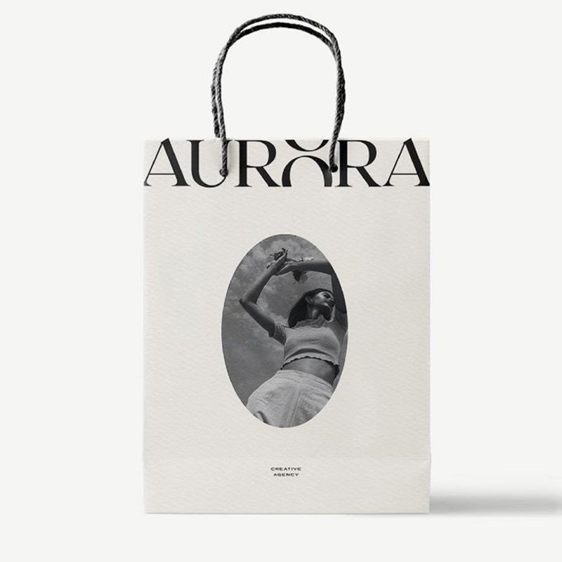 Custom Logo Printed Paper Kraft Shopping Bags With Handles Recycled Materials Food Gift Packaging