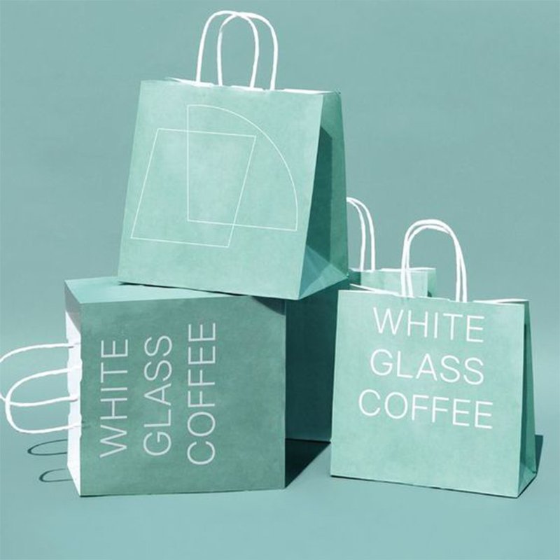 Custom Logo Printed Paper Kraft Shopping Bags With Handles Recycled Materials Food Gift Packaging