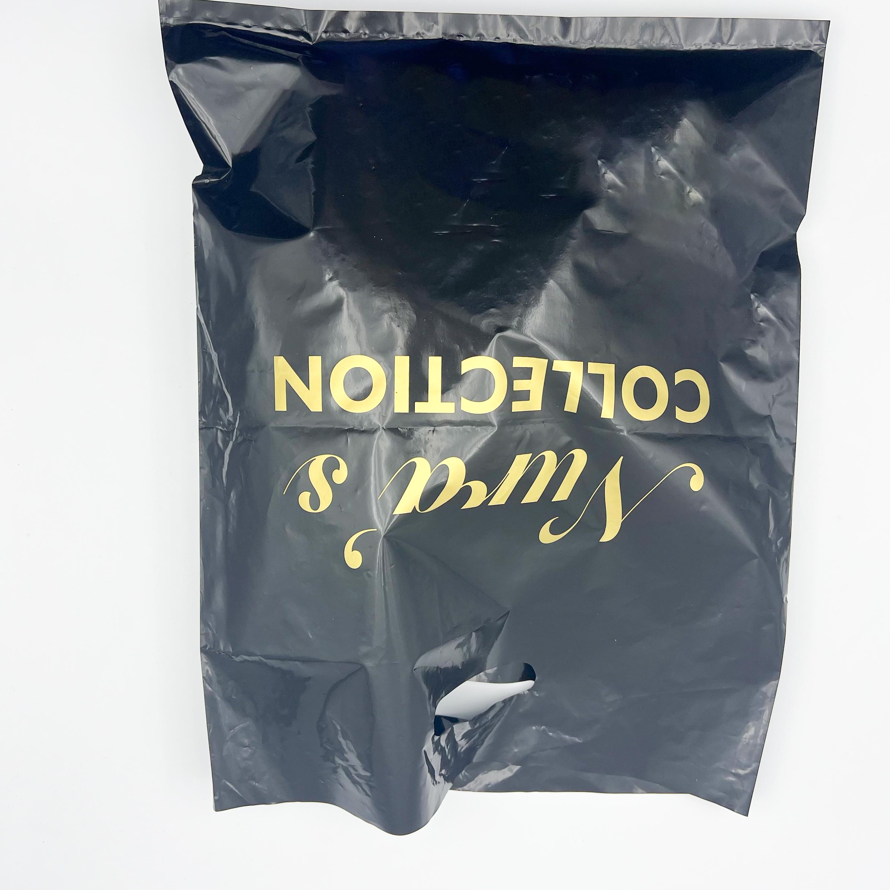Custom Logo Die Cut Plastic Bag Plastic Roll Shopping Bags Wholesale Plastic Packaging Bag For Clothing