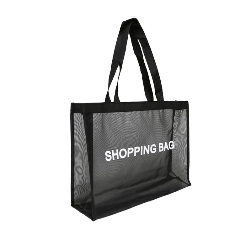 New custom mesh tote shopping bag different Fruit nylon storage bag