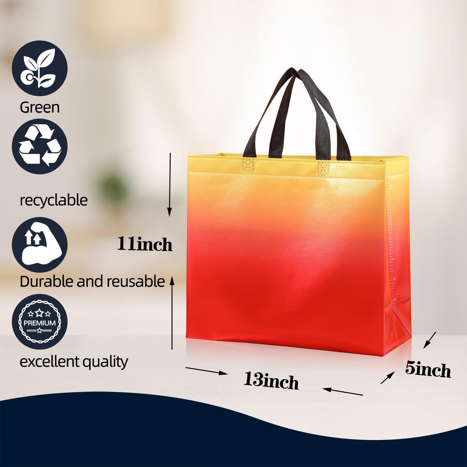 Custom Logo Reusable Metallic Lamination Non Woven Shopping Bag, Eco-friendly Luxury Shoes Clothes Packing Tote Bag
