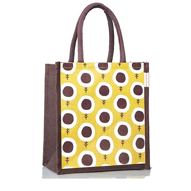 Hot Sale High Quality Reusable Natural Burlap & Jute Tote Bag Custom Logo Printed Wholesale Price Gift Oriented for Shopping