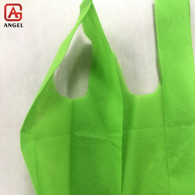 Hot Sale Customized Color Bag Wholesale Recycled Nonwoven W-Cut Shopping Bag