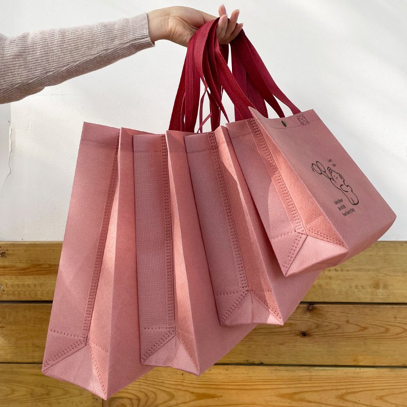 Wholesale Cheap Tote Non Woven Bag With Reusable Shopping Bag Non Woven