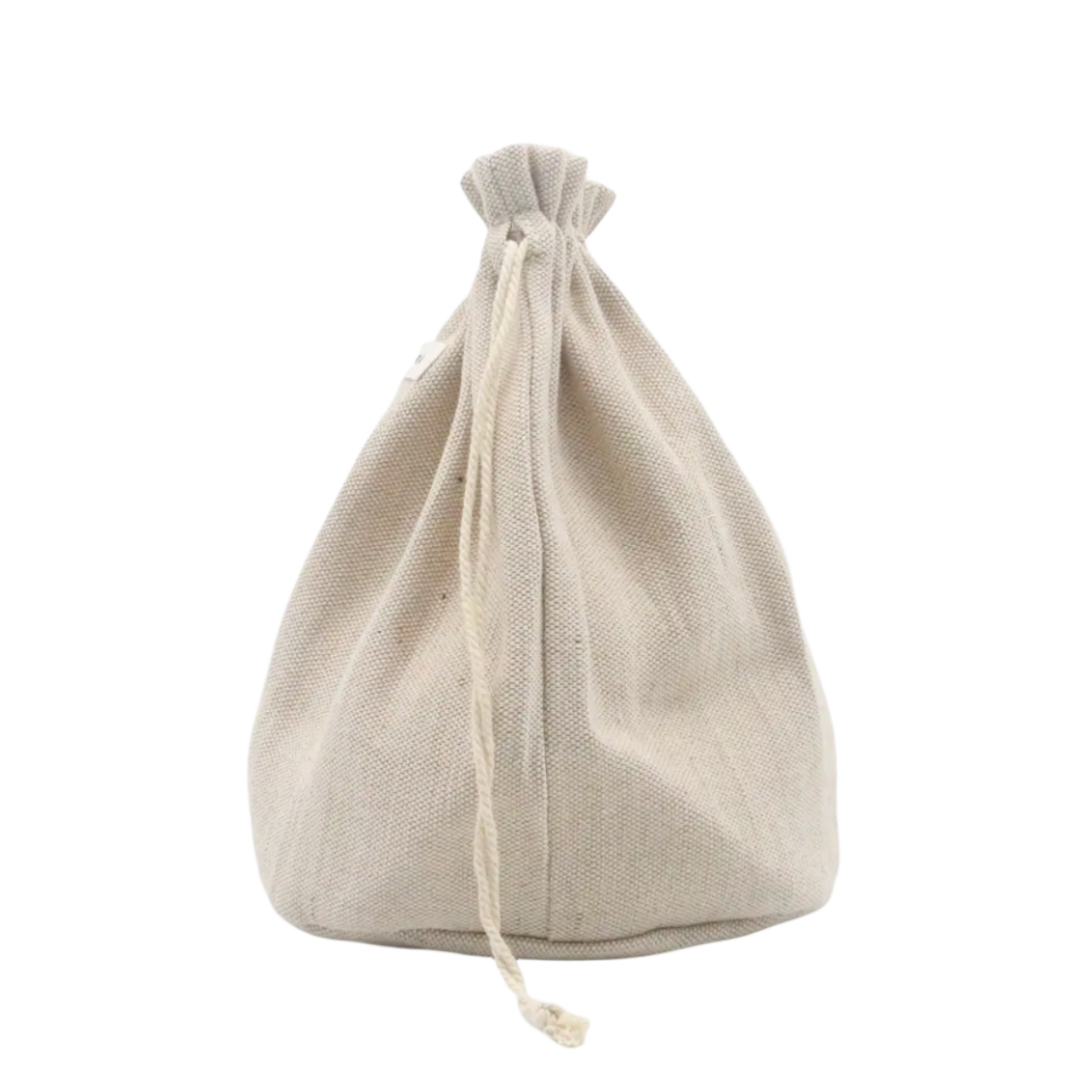 Eco-friendly Cotton and Linen Blended Drawstring Bag Recycled Cotton String Bag Sustainable Fabric Promotional Sting Bag