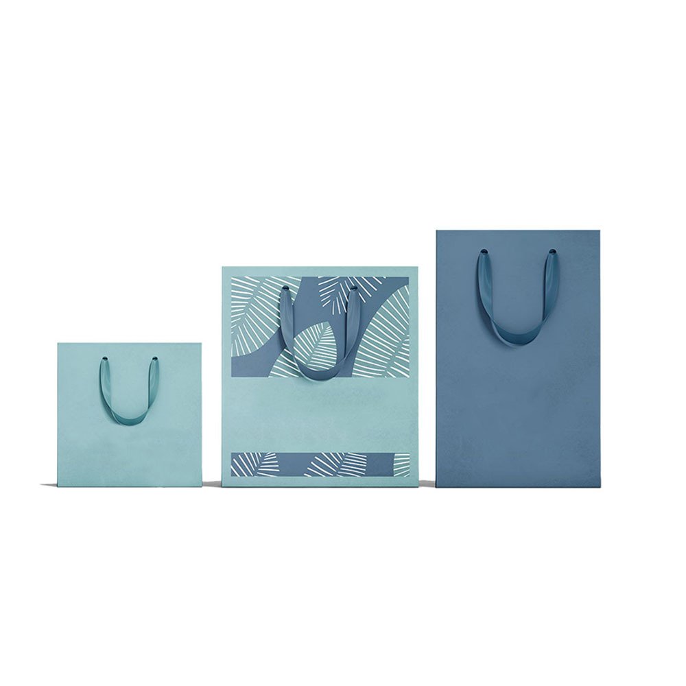 custom printed kraft cardboard luxury clothing shoes cosmetics jewelry shopping logo white paper gift bags with ribbon handles