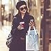 Glossy Reusable Grocery Bags, Non-woven Tote Shopping Bag with Handle, Bridesmaid Bags Stylish Foldable Gift Bag Goodie Bag