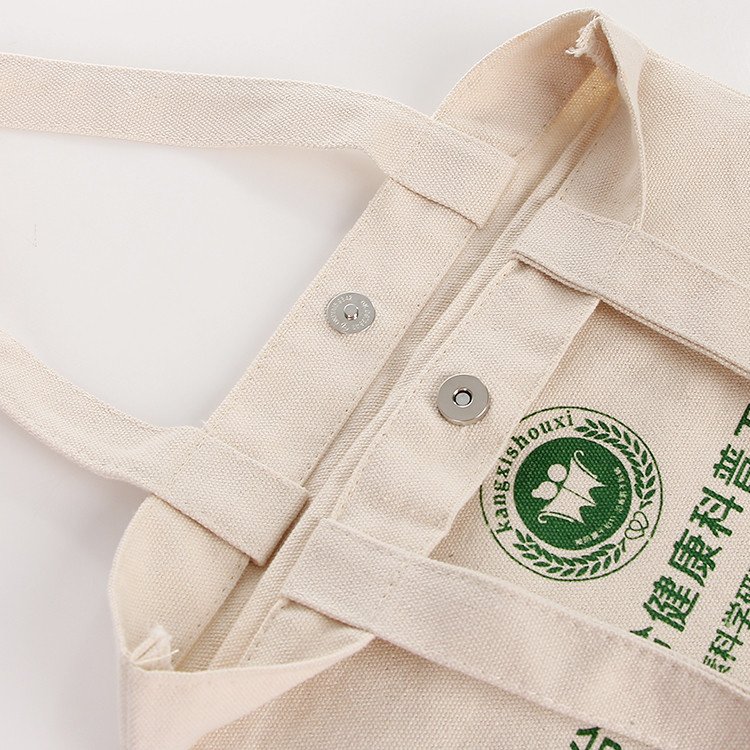 Custom Reusable Large Canvas Shopping Bag Wholesale Tote Bags for Women with Custom Printed Logo