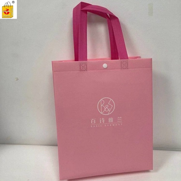 Custom logo printable non woven bag tote reusable shopping bag wholesale /eco promotional nonwoven shopping grocery bag