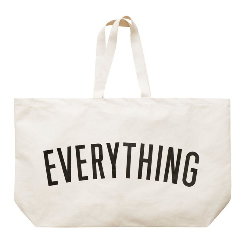 Oversized tote bags with custom printed logo large fashion reusable canvas tote shopping big recycled beach bag