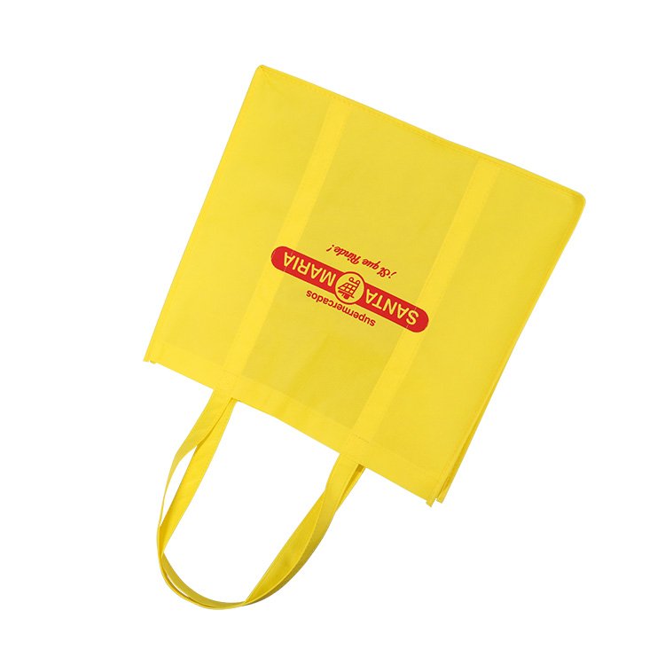 Personalized Recyclable Fabric Promotional Tote Non Woven Shopping Bag With Logo