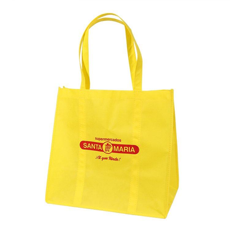 Personalized Recyclable Fabric Promotional Tote Non Woven Shopping Bag With Logo