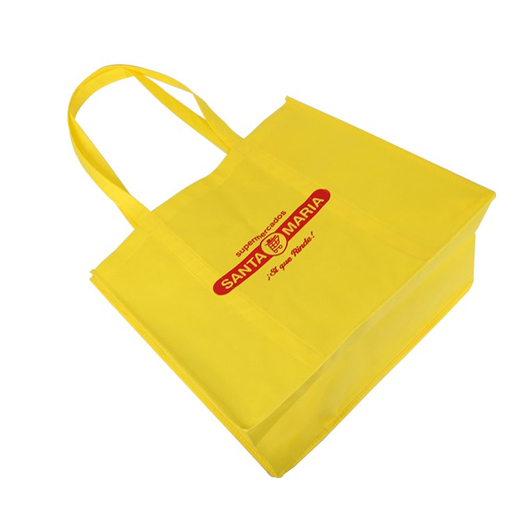Personalized Recyclable Fabric Promotional Tote Non Woven Shopping Bag With Logo