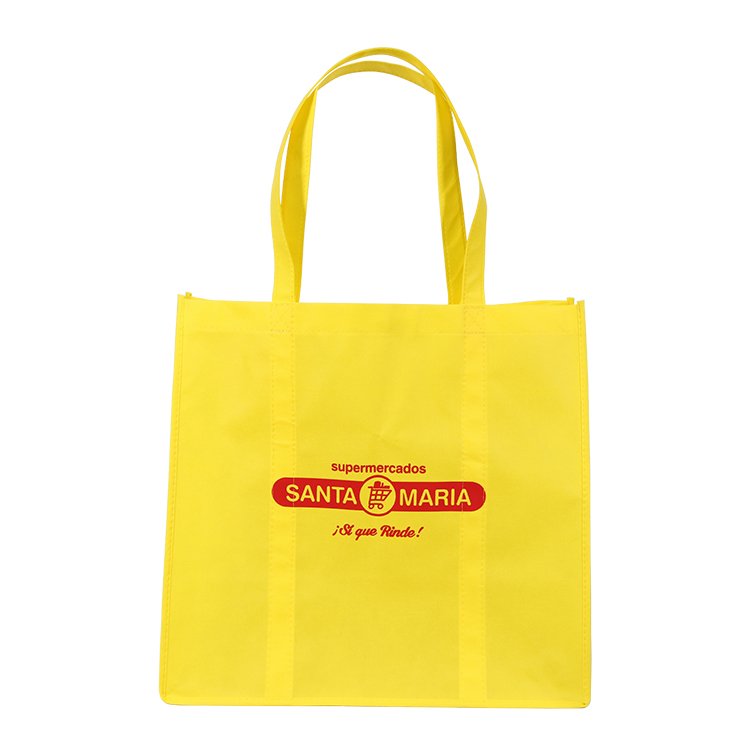 Personalized Recyclable Fabric Promotional Tote Non Woven Shopping Bag With Logo
