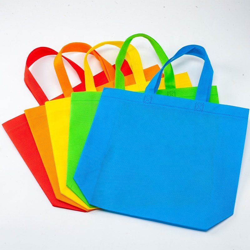 Factory Direct Sale Wholesale Best Price Custom Logo Recycled Non Woven Shopping Bag Reusable Shopping Bag Tote Bag for Geocery