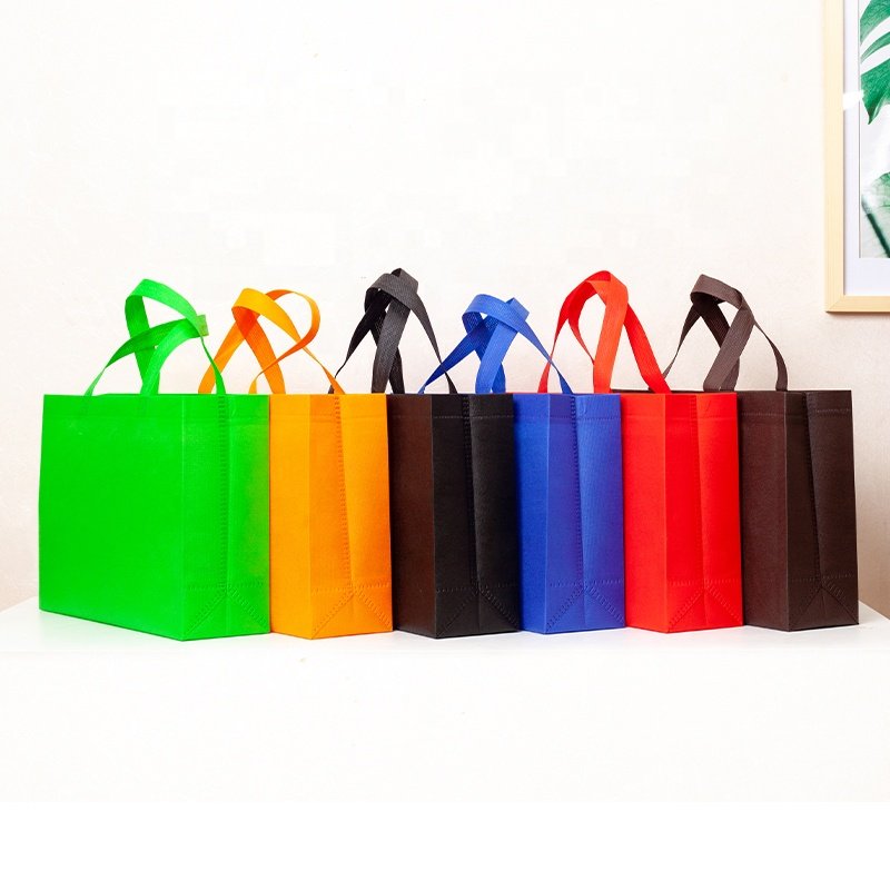 Factory Direct Sale Wholesale Best Price Custom Logo Recycled Non Woven Shopping Bag Reusable Shopping Bag Tote Bag for Geocery