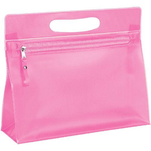 cosmetic color transparent heat sea pvc bag