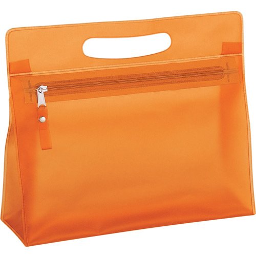 cosmetic color transparent heat sea pvc bag