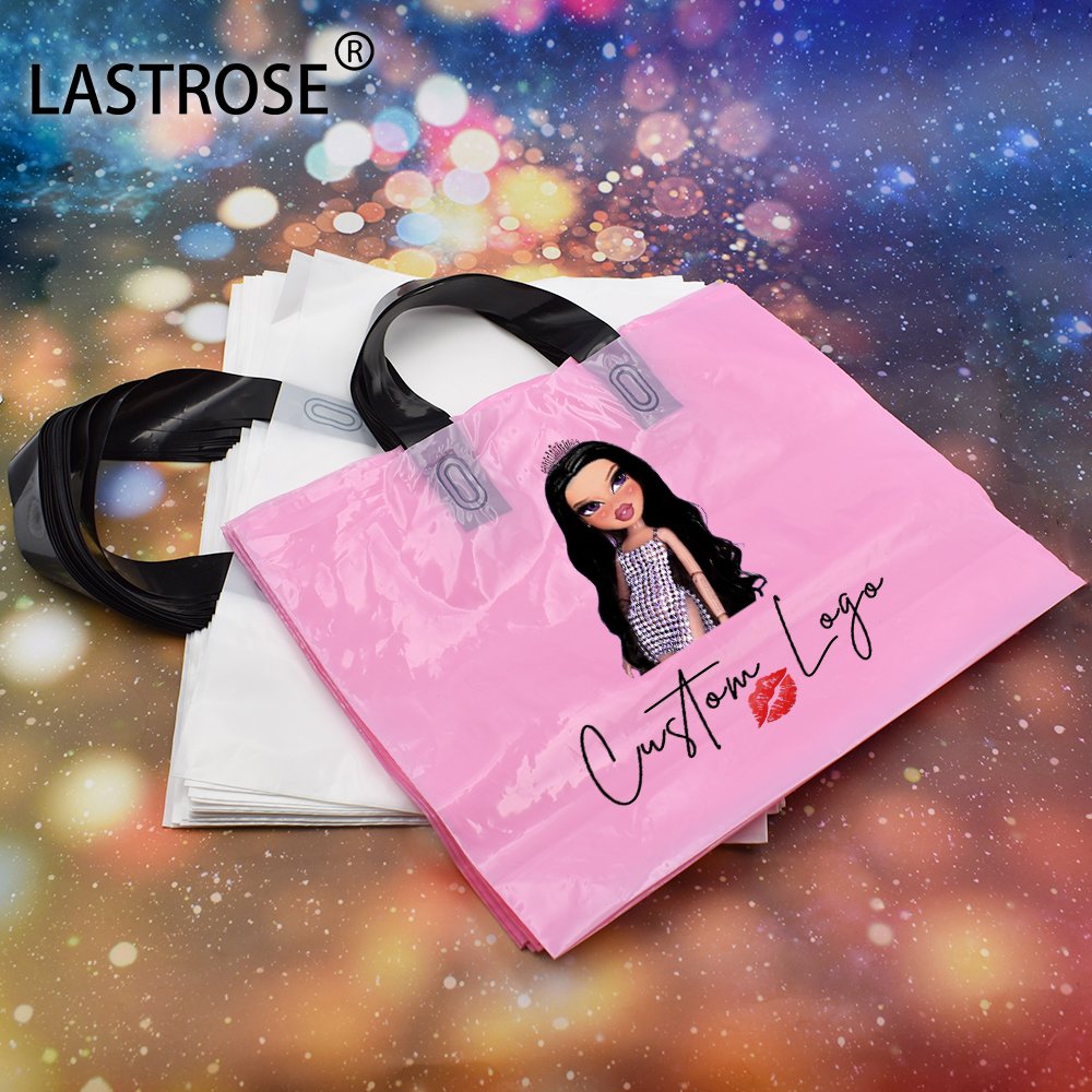 wholesale high quality cheap plastic packaging gift wrapping plastic bag shopping bag for gift and clothing