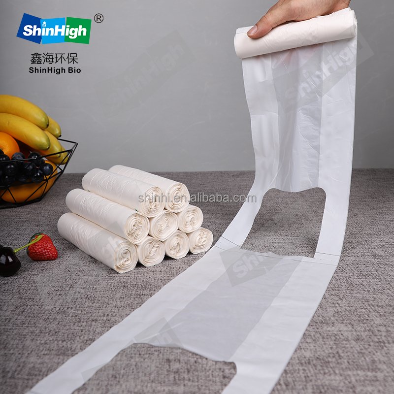ecofriendly packaging Plastic bin liners biodegradable cornstarch shopping bio bag