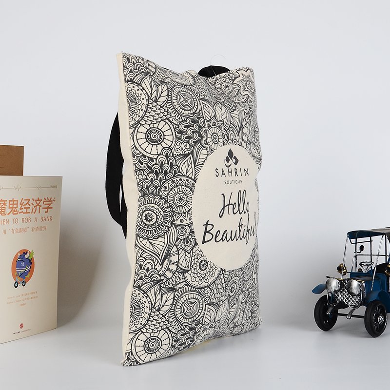 High King Factory Wholesale Silk Screen Shopping Bags Canvas Tote Bag