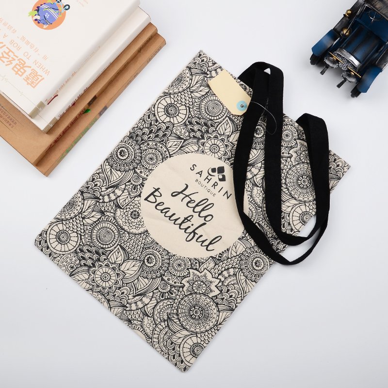 High King Factory Wholesale Silk Screen Shopping Bags Canvas Tote Bag