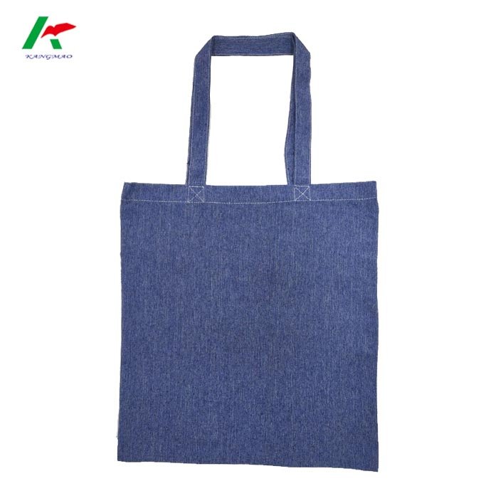 2 Tones Polycotton Melange Yarn Tote Shopping Bag
