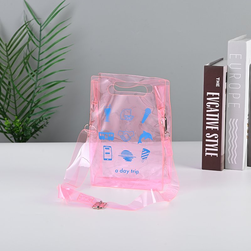 New Designer Mini Purse Custom Kids Tote Handbags Ladies Casual Novelty Small Plastic Hand Shopping Bag die cut handle carrier