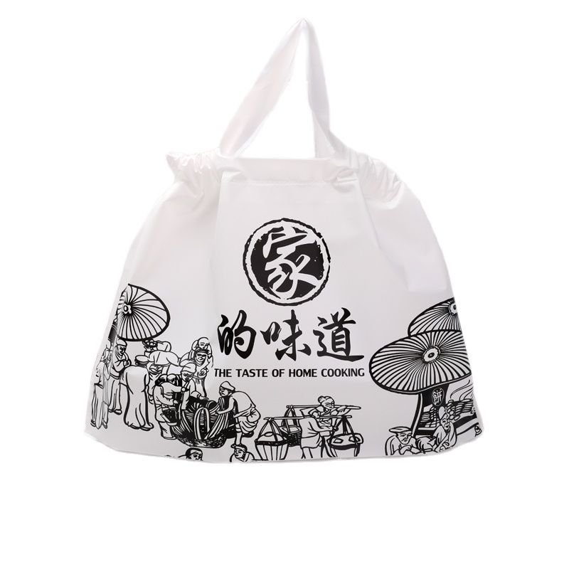 Lemon Fresh Fruits Drawstring Bag Rose Pouch Thicken EVA Plastic Bags For Fruits Cherry Packaging Bags
