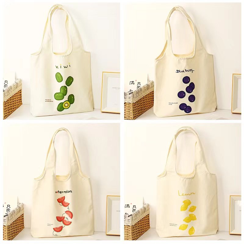 Fashionable Cute Bright Color 6 Colors Shopping Bag Large Canvas Fringe Handbag Plain Blank Tote Bags Womens Handbag