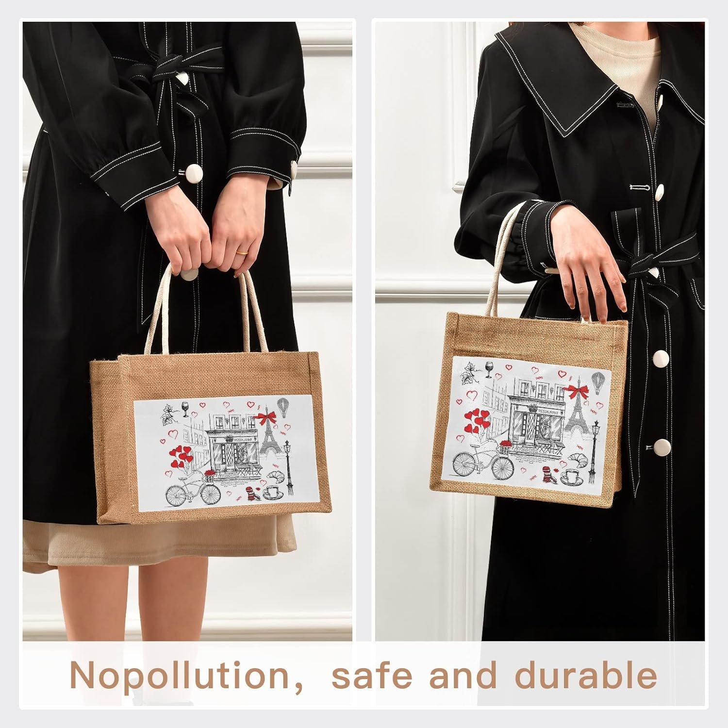 Factory Sale Small Jute Bag Custom Jute Tote Bag Jute Shopping Bag Factory Sale Sona Package