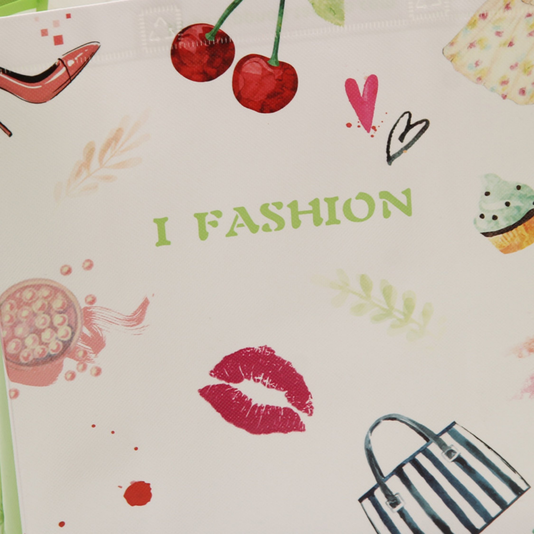 environment friendly bag soft loop handle nylon non woven bag for shopping packaging Non-woven shopping bags