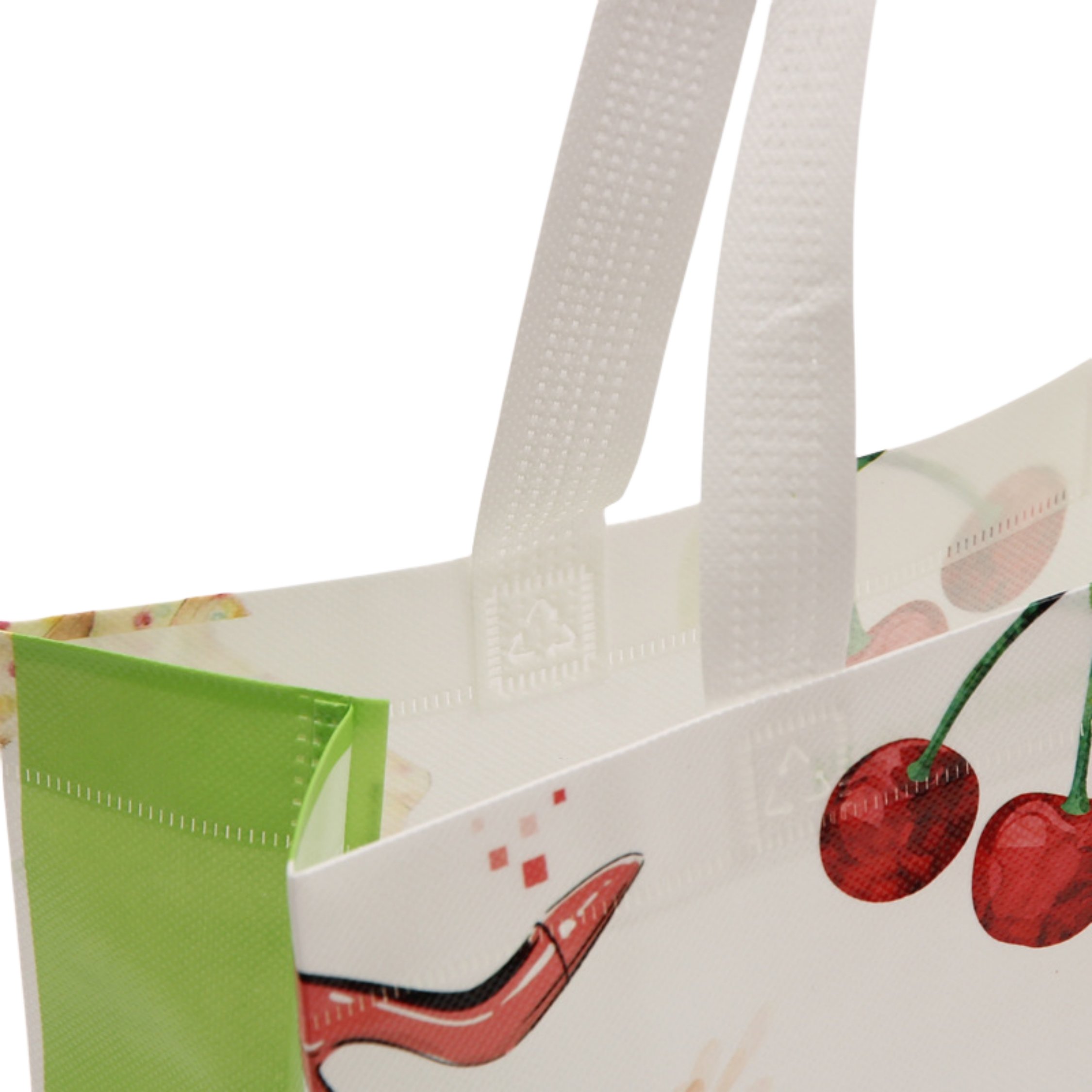 environment friendly bag soft loop handle nylon non woven bag for shopping packaging Non-woven shopping bags