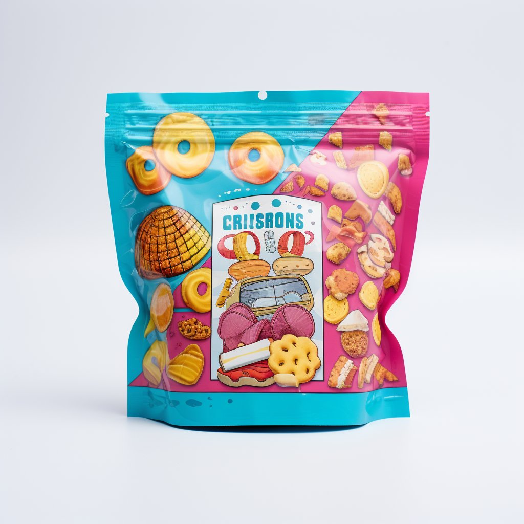 Custom Printed Zipper Packaging Bags Sweets Snacks Candy Ziplock Bags Food Packaging Stand Up Pouches