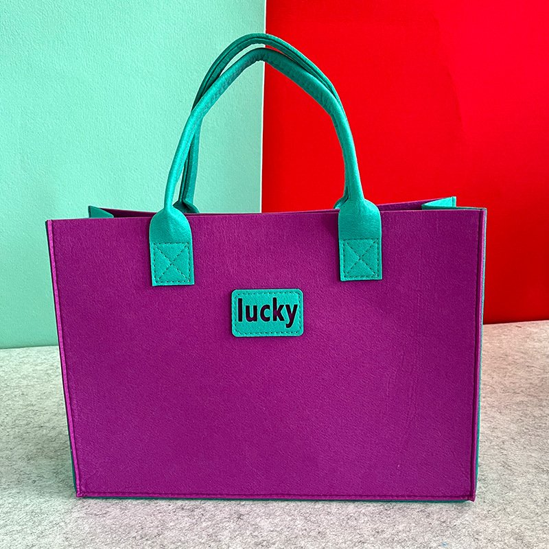 2024 Felt Shopping Bags Gift Tote Bag With Custom Logo Hot Selling