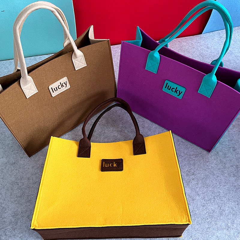 2024 Felt Shopping Bags Gift Tote Bag With Custom Logo Hot Selling