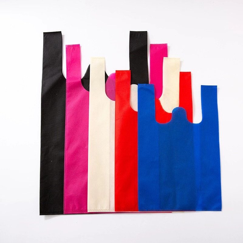 Non-Woven Fabric Shopping Bag Ultrasonic Heat seal T-shirt Polypropylene Packing bag with Low Price