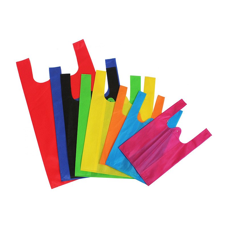 Non-Woven Fabric Shopping Bag Ultrasonic Heat seal T-shirt Polypropylene Packing bag with Low Price