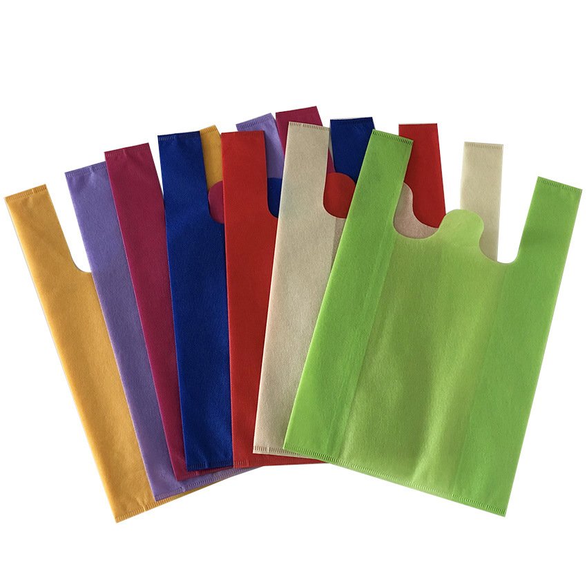 Non-Woven Fabric Shopping Bag Ultrasonic Heat seal T-shirt Polypropylene Packing bag with Low Price