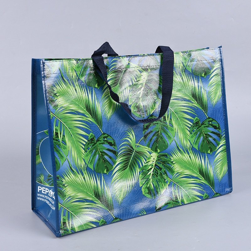 wholesale eco grocery laminated customized print non-woven bags shopping promotional non woven bag