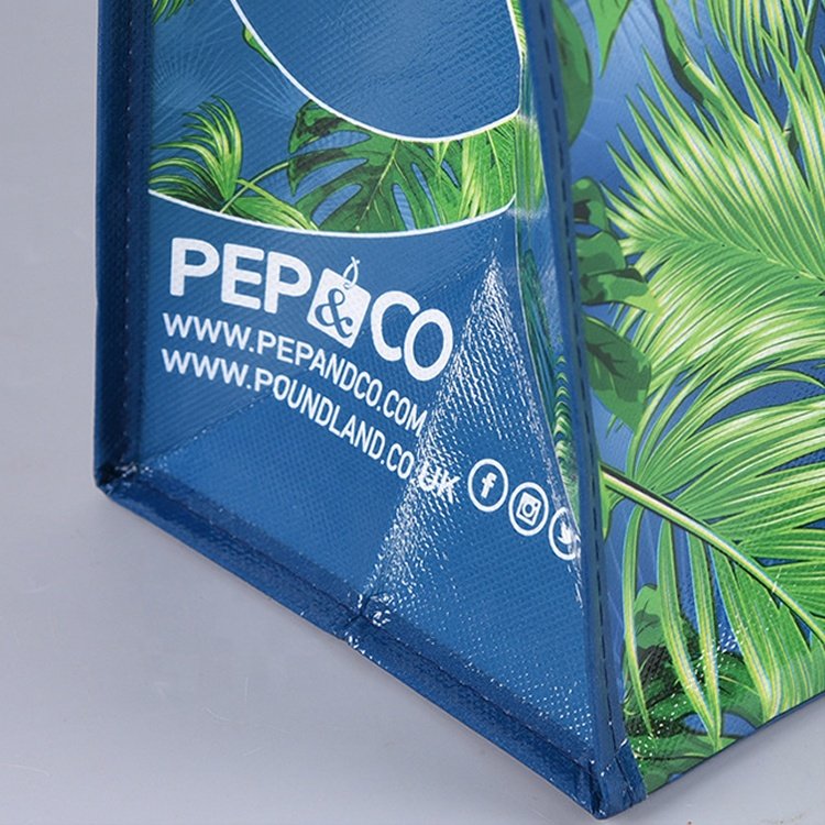 wholesale eco grocery laminated customized print non-woven bags shopping promotional non woven bag