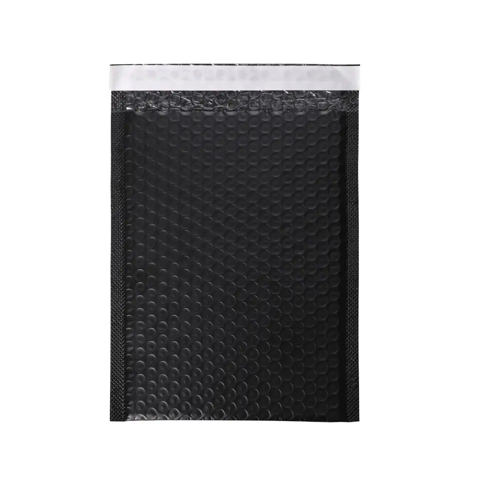 Customised Moisture-Proof LDPE Business Shopping Bubble Polymailer Bag Hand Length Handle Screen Printing Stand Pouch Water