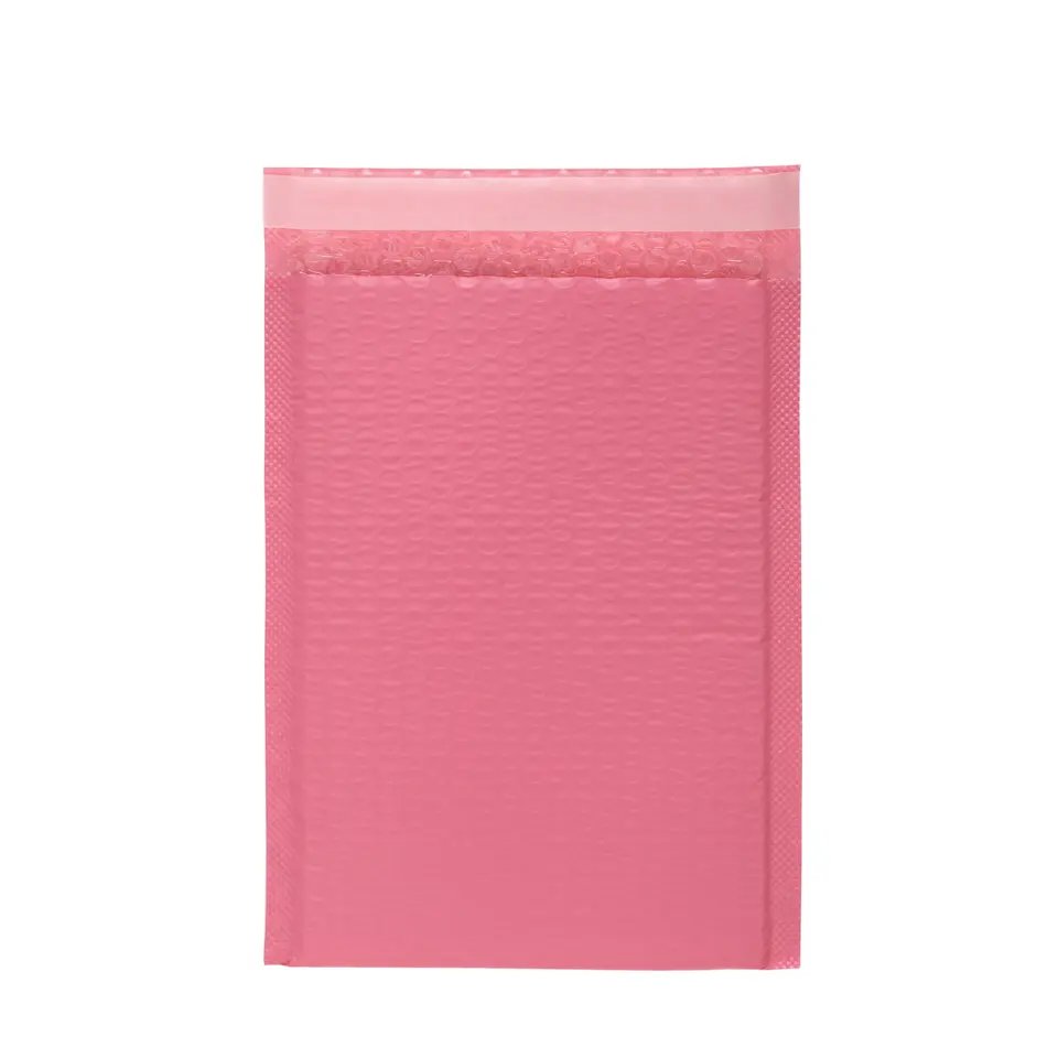 Customised Moisture-Proof LDPE Business Shopping Bubble Polymailer Bag Hand Length Handle Screen Printing Stand Pouch Water